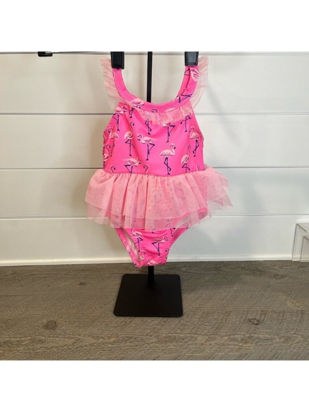 Pink Penelope Mack Flamingo Pink Swimsuit with Tutu - Size 18 months